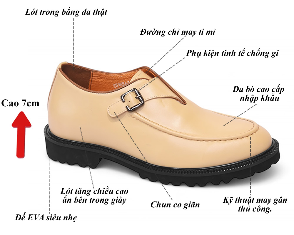 Giày đế eva siêu nhẹ cao 7cm 6